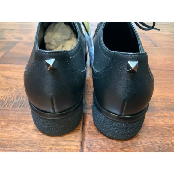 Valentino Black Leather Rockstub Platform Loafers NEW $995, Size 38 (EU) 8 (US) - Picture 7 of 10
